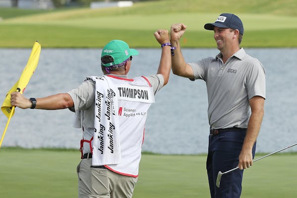 A meeting of the minds between champion Michael Thompson and caddie Damian Lopez inspired Thompson, who closed out the 3M Open with two birdies on the