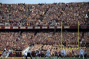 Minnesota played Penn State in front of a sell-out crowd at TCF Bank Stadium last season.