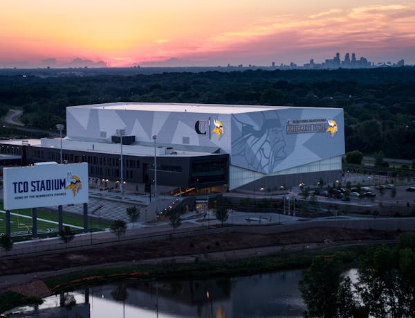 The Vikings' TCO Performance Center in Eagan.