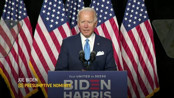 Biden with Harris: 'It's a great day for America'