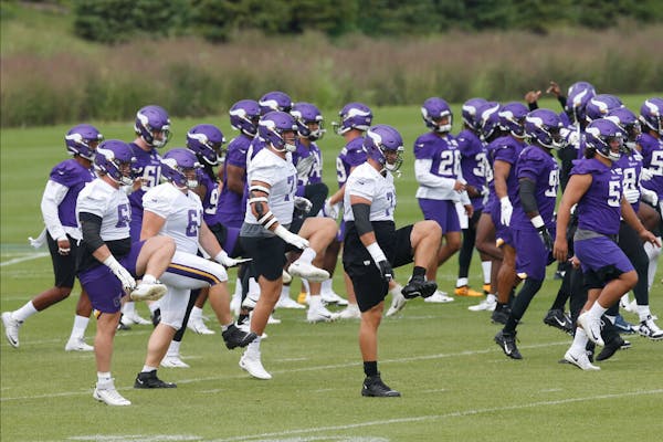 The Vikings had eight players, one coach and three staff members who returned presumptive positive tests for COVID-19 on Sunday, on the same morning t