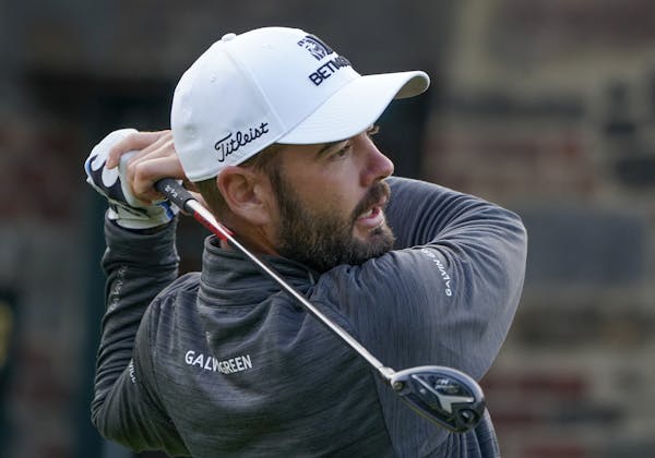 Troy Merritt, ranked No. 131 in the world, plays at Winged Foot during a U.S. Open practice round Wednesday.