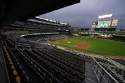The stands sat empty in accordance with COVID-19 regulations as the Twins took on the Indians on Sept. 12, part of a three-game sweep by the Twins.