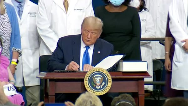 Trump pledges 'to protect' pre-existing conditions