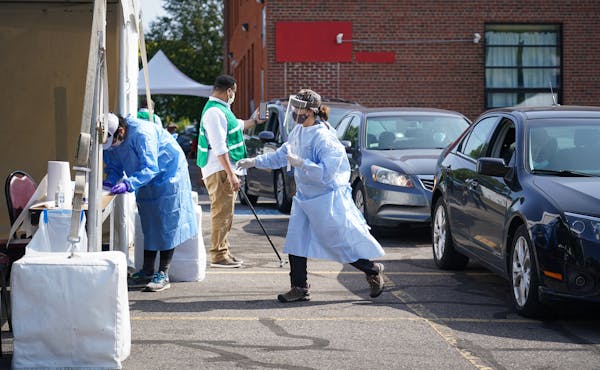 Several entities partnered with the Minneapolis Health Department to host a free walk-up/drive through COVID-19 testing event at the Abubakar As-Saddi