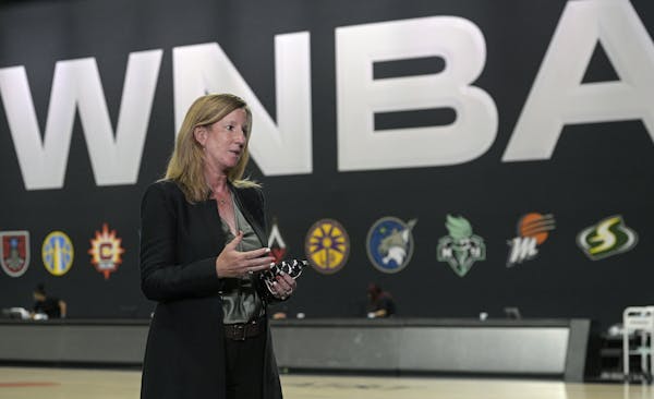 WNBA Commissioner Cathy Engelbert said she exercised caution when she postponed Game 1 of the Lynx-Storm WNBA semifinal series Sunday.