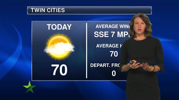 Morning forecast: 70, dry, wildfire smoke drifting in