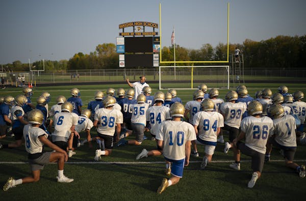 Wayzata football coach Lambert Brown gathered his players at the end of an optional practice Monday evening. “Now we have something to play for,” 