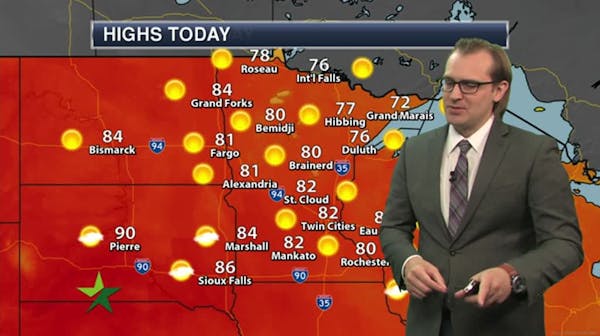 Morning forecast: Sunny and warm as autumn begins; high 82