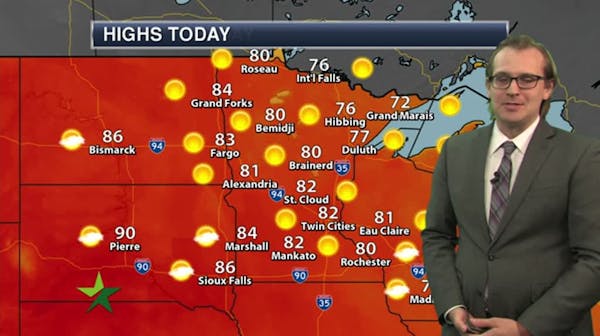 Afternoon forecast, Sep. 22