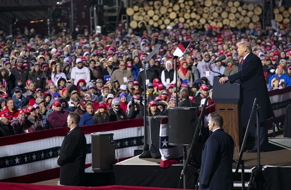 President Trump visited Duluth on Wednesday September 30, 2020 as one of multiple campaign stops in Minnesota that day. The President spoke at Duluth 