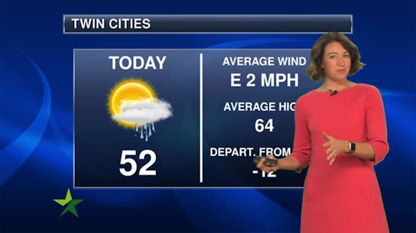 Afternoon forecast: 52, lingering clouds; sunnier and warmer weather on the way
