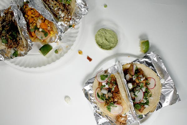 Tacos from the new takeout-only concept Yeah Yeah Taco.