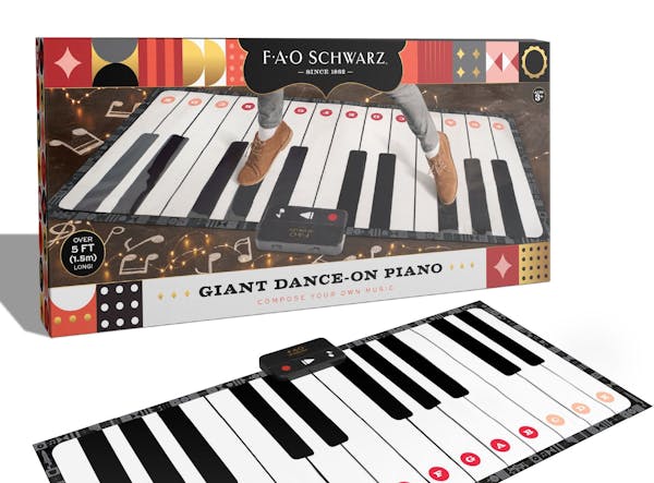 The FAO Schwarz giant piano dance mat with be an exclusive holiday toy as part of partnership with Target.
