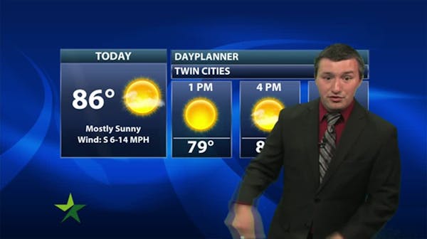 Afternoon forecast: Sun emerges; high of 82