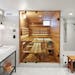 A sauna was high on the wish list for Darrell Kesti and Ahnna Juntunen-Kesti when they remodeled their Minneapolis basement to create a family room an