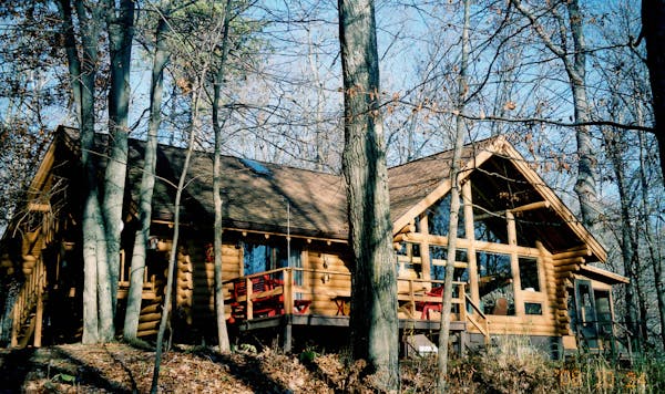 The cabin on Oak Lake in northwestern Wisconsin.