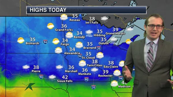Morning forecast: Partly sunny and melty, high 38