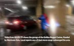Hurricane floods Mississippi casino parking garage