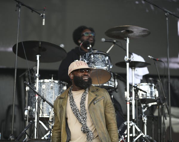 The Roots’ Tariq “Black Thought” Trotter, foreground. JEFF WHEELER Star Tribune