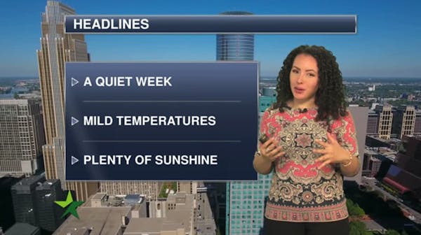 Evening forecast: Low of 43 and clear; more sunshine ahead