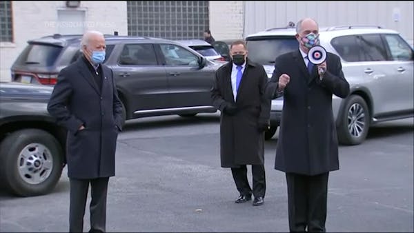 Biden stops at childhood home, thanks voters in Scranton