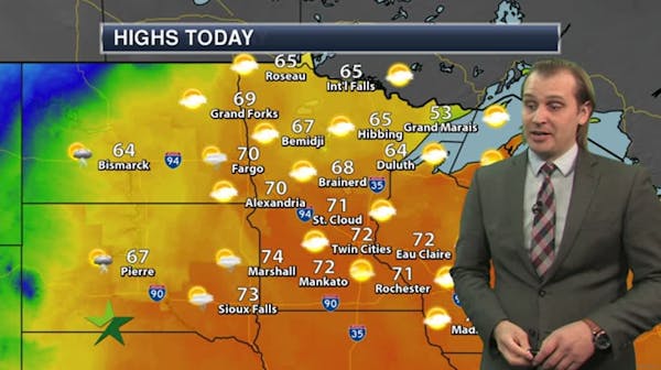 Evening forecast: Increasing clouds, chance of rain after 3 a.m.
