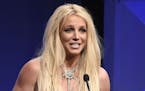  In this Thursday, April 12, 2018, file photo, Britney Spears accepts the Vanguard award at the 29th annual GLAAD Media Awards at the Beverly Hilton H
