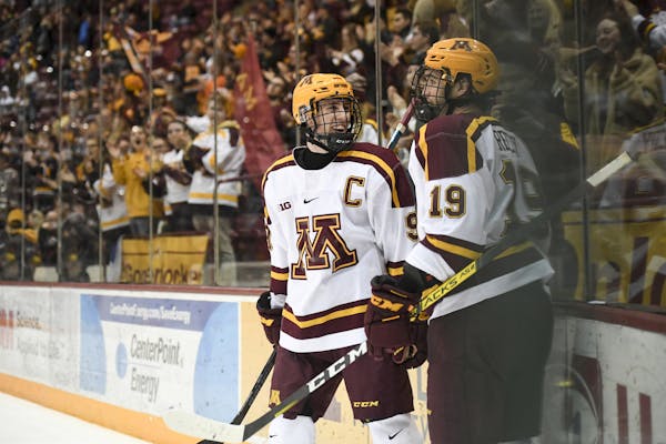 Sammy Walker (9) and Scott Reedy (19) are among the top returners for the Gophers.