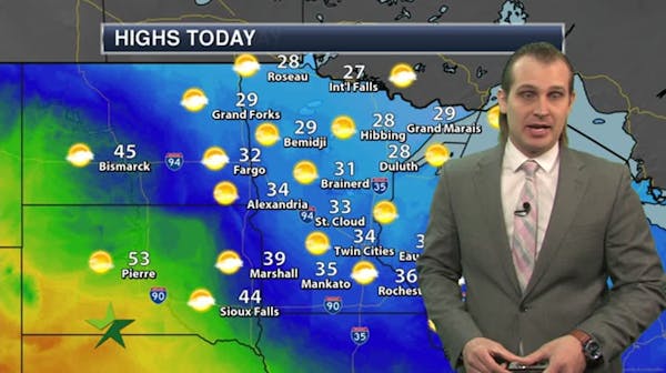 Morning forecast: Chilly and sunny
