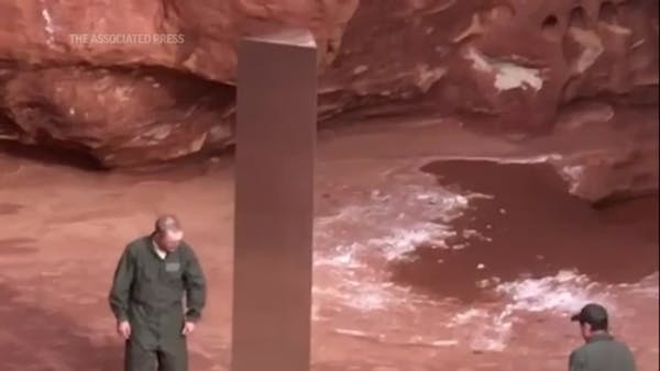 Strange metal tower found in Utah desert