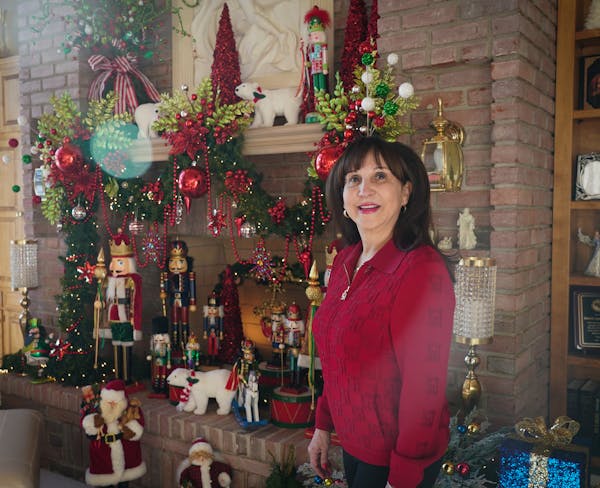 Xiomara “Sami” Ugarte decorates her Wayzata home for Christmas in a big way, with multiple trees and other vignettes to set the stage for holiday 