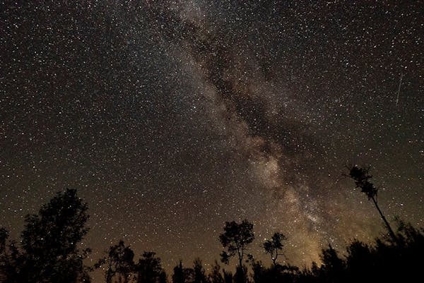 The night sky seen from Voyageurs National Park in northern Minnesota is now protected.