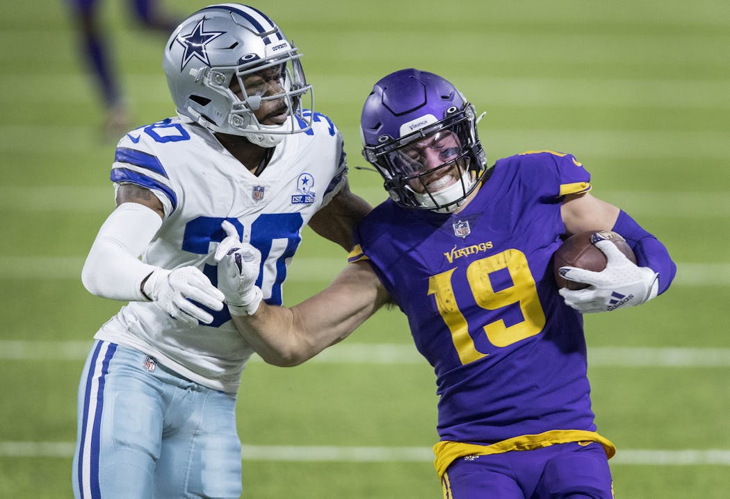 Adam Thielen is the latest Vikings player expected to restructure his contract.