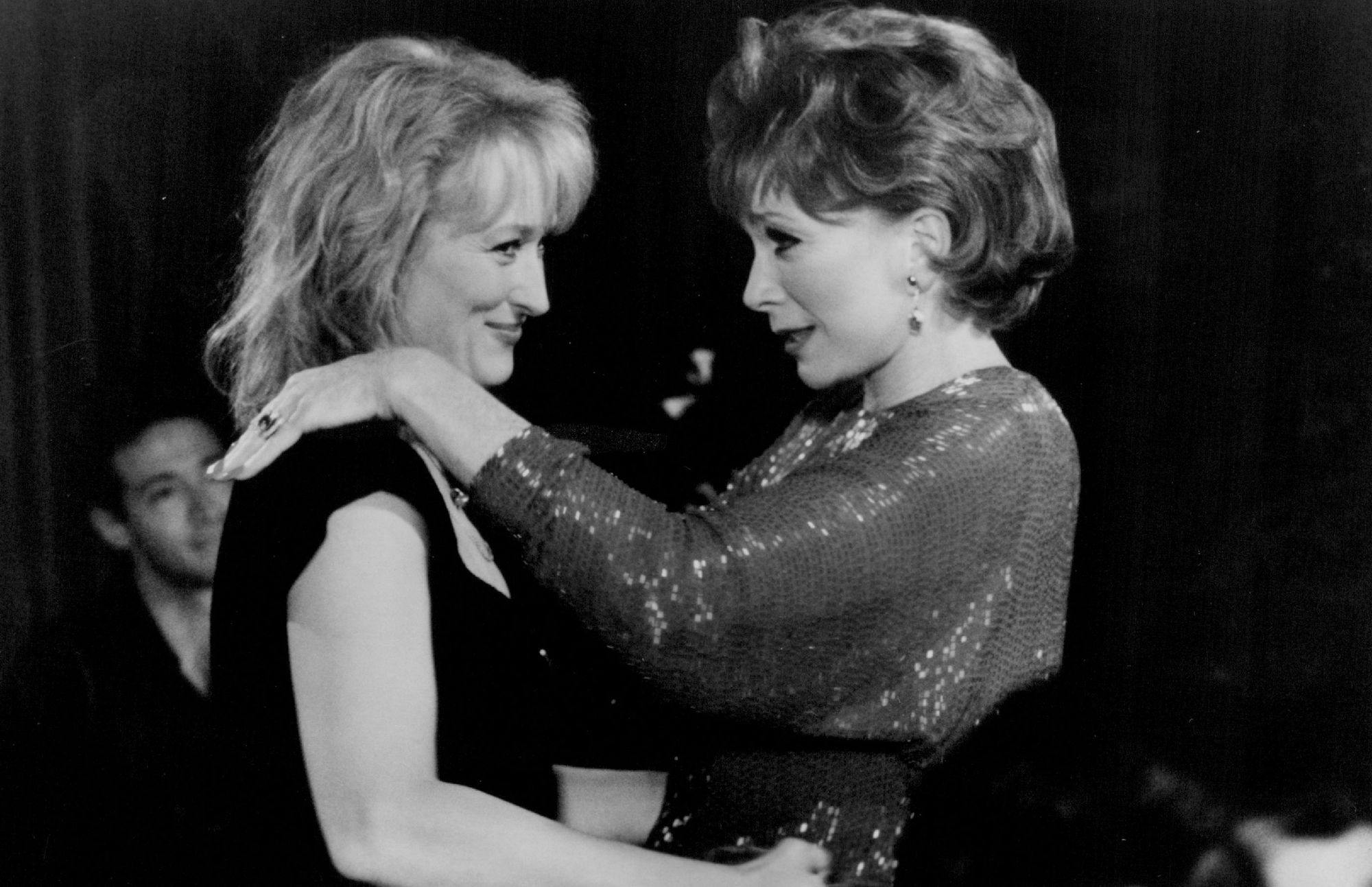 Meryl Streep and Shirley MacLaine in the bittersweet comedy 