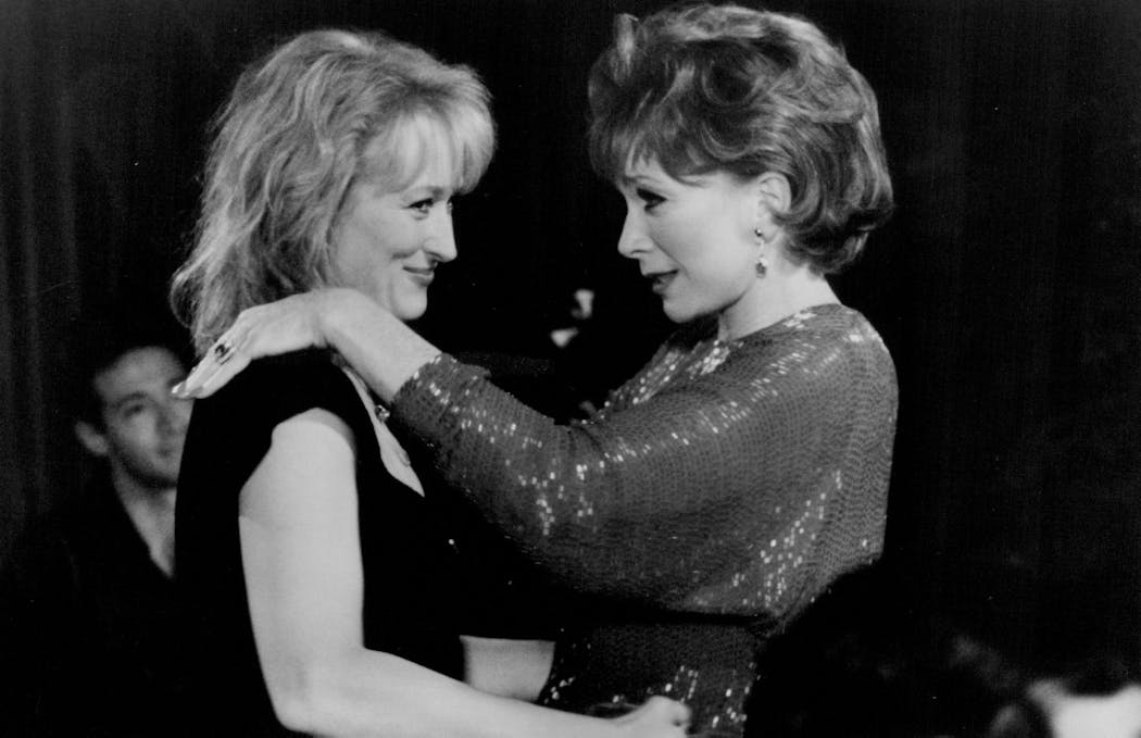 Meryl Streep and Shirley MacLaine in the bittersweet comedy 