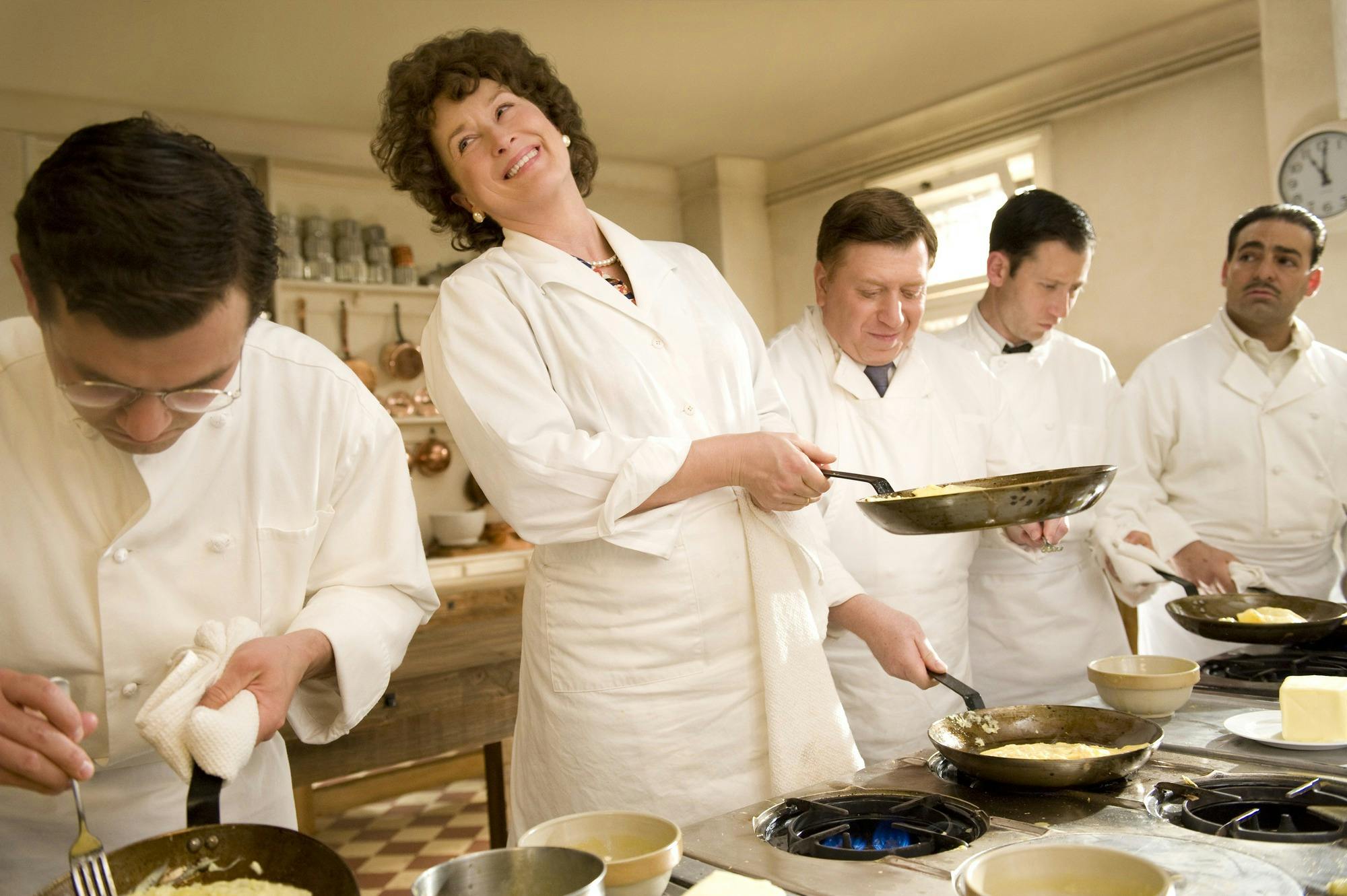 Meryl Streep was nominated for an Oscar for her portrayal of Julia Child in 