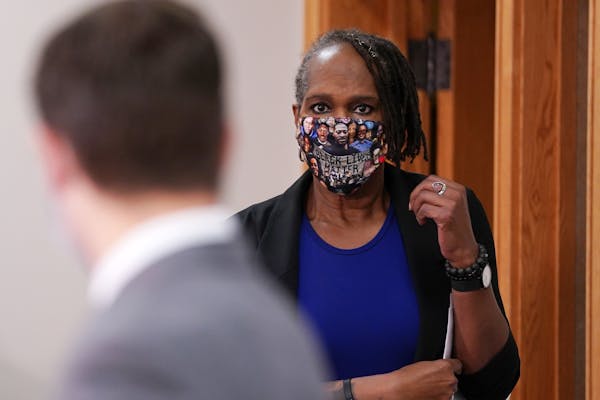 Minneapolis City Council Vice President Andrea Jenkins served as a swing vote on Wednesday as the council reversed a Monday decision to shrink the aut