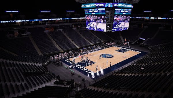 The Timberwolves returned to action Saturday by playing an exhibition with the Grizzlies in an empty Target Center.