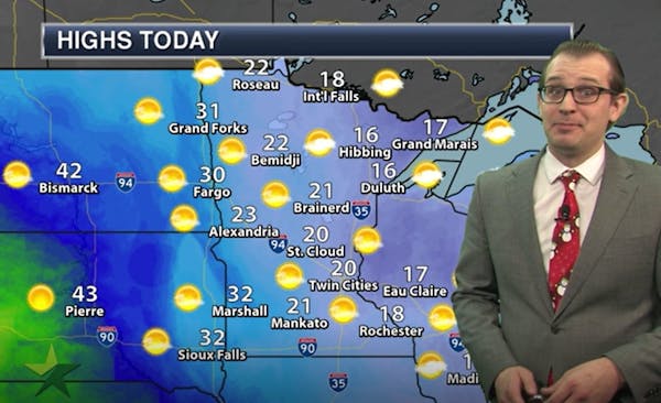Evening forecast: Low of 13; partly cloudy and warmer Friday