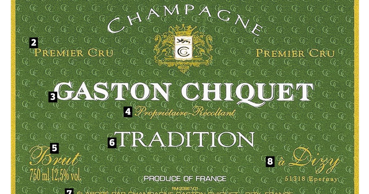 How to decipher a Champagne label - Minneapolis Star Tribune