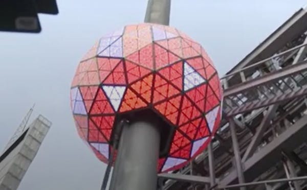 Times Square crystal ball tested ahead of New Year’s Eve
