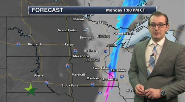 Afternoon forecast: Clouds clearing out, high 36