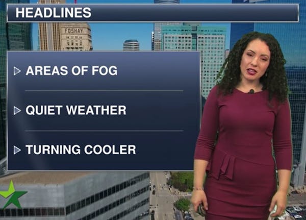 Evening forecast: Low of 22 and cloudy