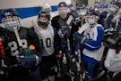 St. Thomas Academy players waited to take the ice before a recent practice.