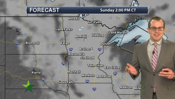 Afternoon weather: Mostly cloudy, high 29; warmer this week