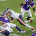According to Pro Football Focus, the Vikings offensive line graded No. 29 out of 32 teams when it came to pass blocking. Quarterback Kirk Cousins was 