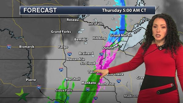 Evening forecast: Low of 24 and clouds ahead of storm starting Wednesday