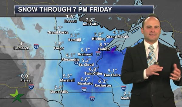 Evening forecast: Low of 29; freezing rain possible late ahead of winter storm