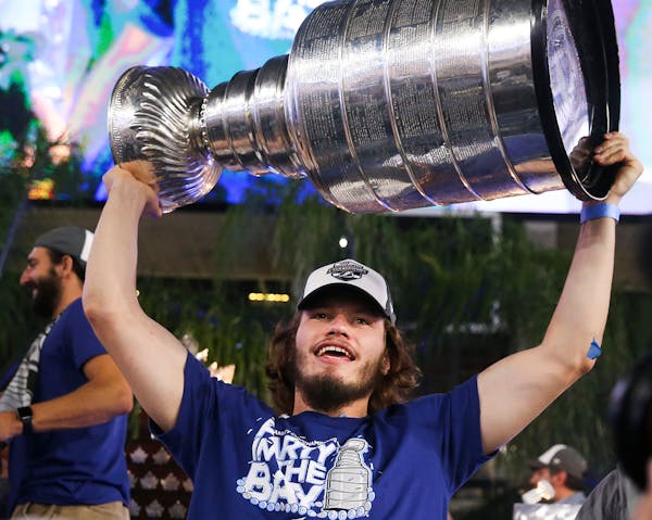 Mikhail Sergachev hoisted the Stanley Cup for Tampa Bay earlier this year, could the Wild win two titles before any other local club wins one?